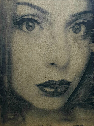 Yara (n.002-ARTF.) (n.483) von Alessio Mazzarulli, Malerei kaufen auf Singulart