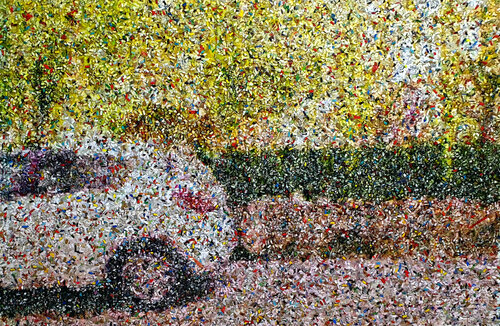 Sunset @ the Parking - 02 - (n.519) - "@ the River" series Alessio Mazzarulli