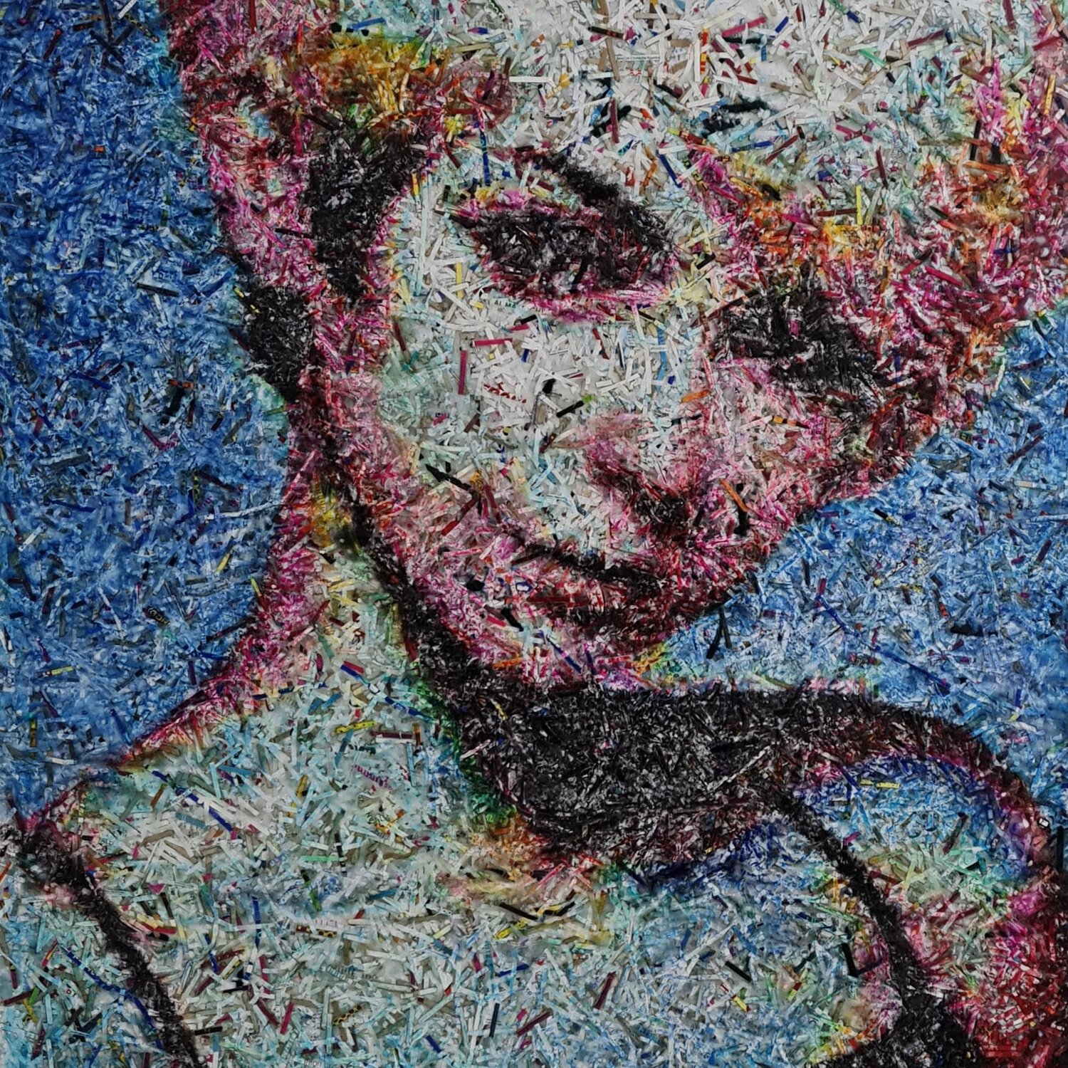 She pursued, anxiously (n.634) - Dolls series Alessio Mazzarulli Dipinto originale in vendita
