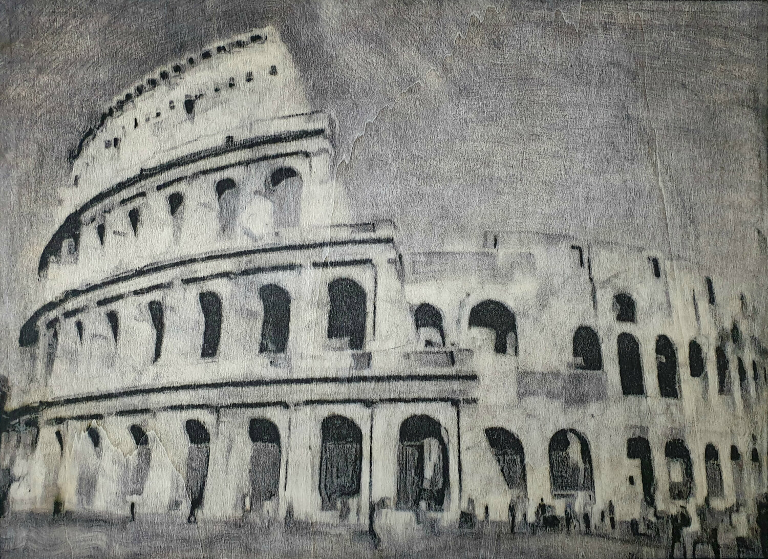 Roma - 02 - (n.016-ARTF.) (n.497) Alessio Mazzarulli Origineel schilderij te koop