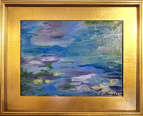 Étang aux nénuphars de Jill Opelka, Pintura a la venta en Singulart