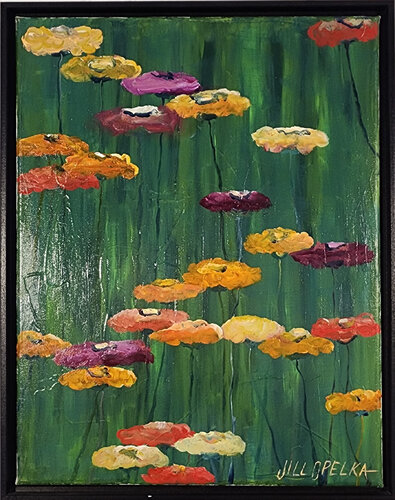 Fleurit di Jill Opelka, Pittura in vendita su Singulart