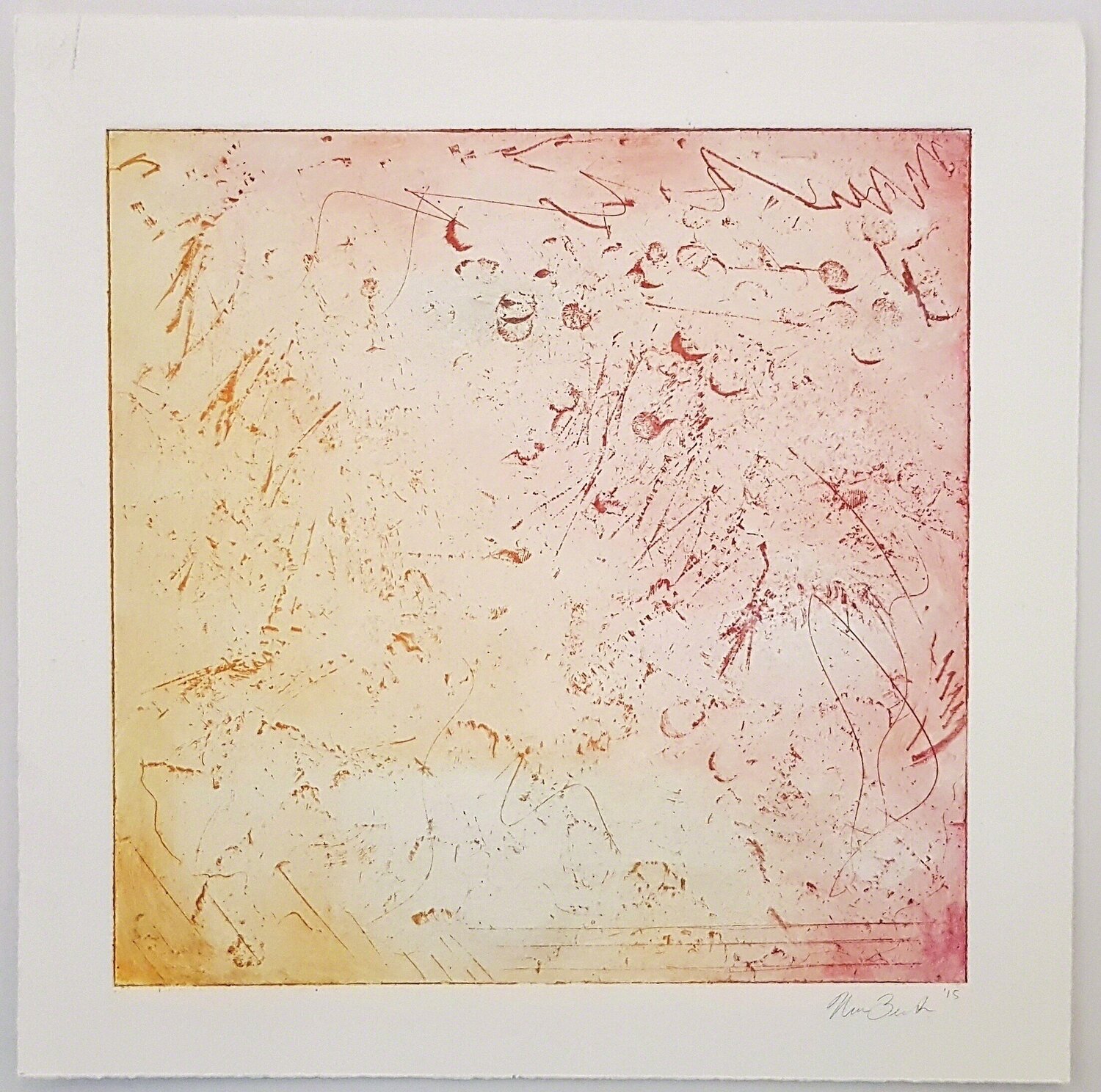 30 Etching #1 Nina Burton Print for sale