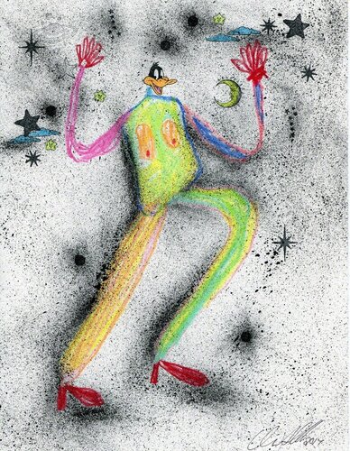 Just Ducky Daffy! di Olivia Gibb, Opera su carta in vendita su Singulart