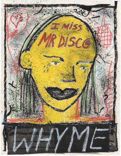 I Miss Mr. Disco di Olivia Gibb, Opera su carta in vendita su Singulart