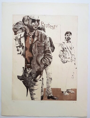 Protest by Hans-Jürgen Diehl, Print for Sale on Singulart