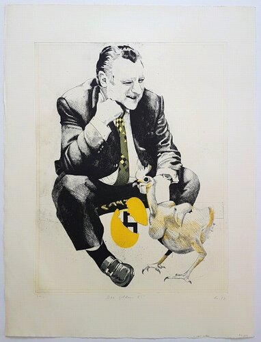 The Golden Egg (Das Goldene Ei) by Hans-Jürgen Diehl, Print for Sale on Singulart