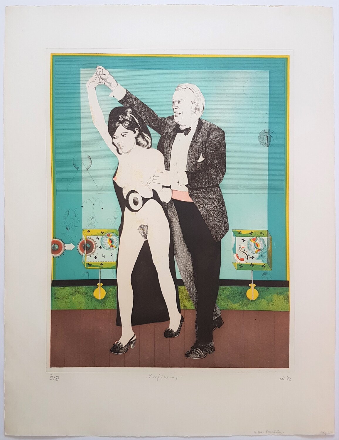 Vorfuehrung Hans-Jürgen Diehl Print for sale