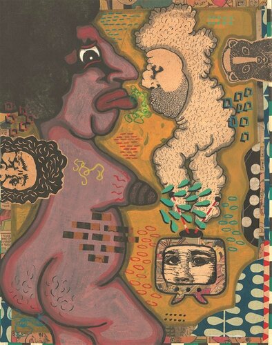 Raunchy Business by Jolynn Reigeluth, 종이 for Sale on Singulart