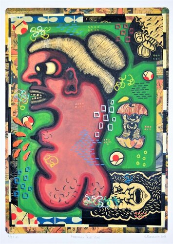 Forbidden Fruit: Eve by Jolynn Reigeluth, 종이 for Sale on Singulart