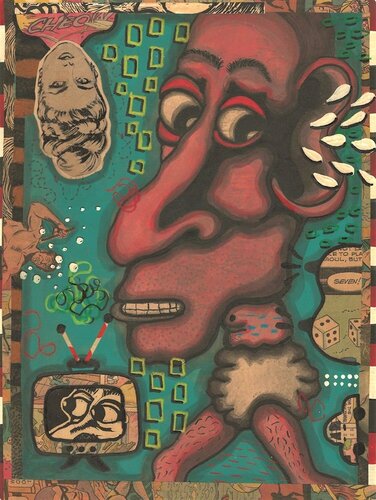 Ear Whacks by Jolynn Reigeluth, 종이 for Sale on Singulart