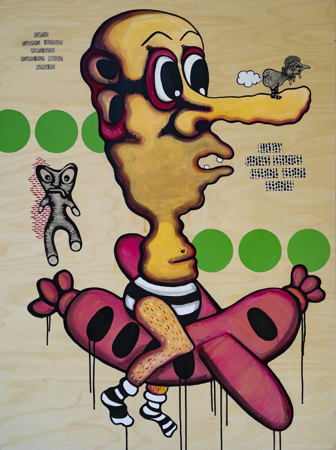 Bait n' Switch Jolynn Reigeluth Dipinto originale in vendita