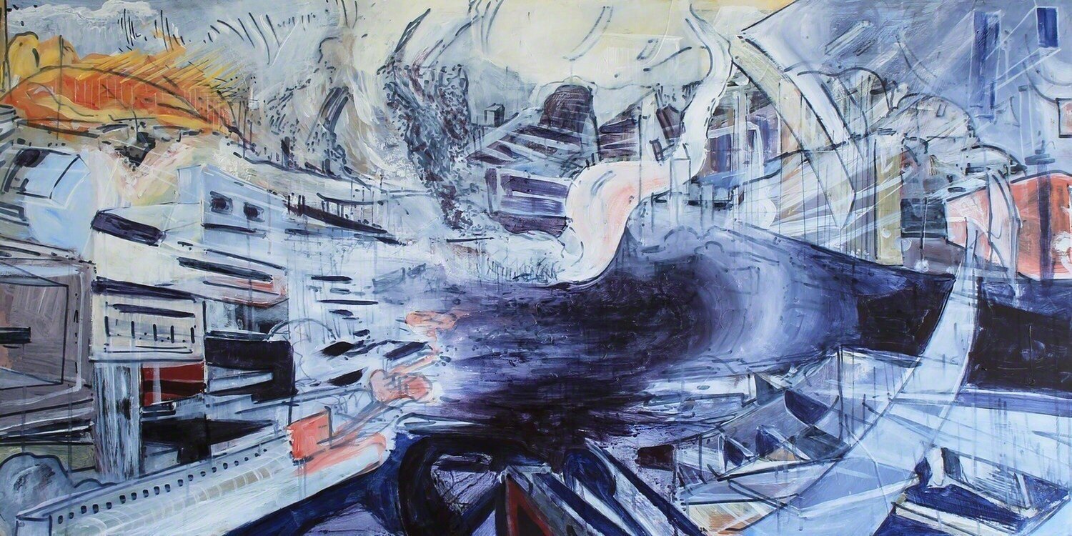 Waves Kenneth Stanley Dipinto originale in vendita