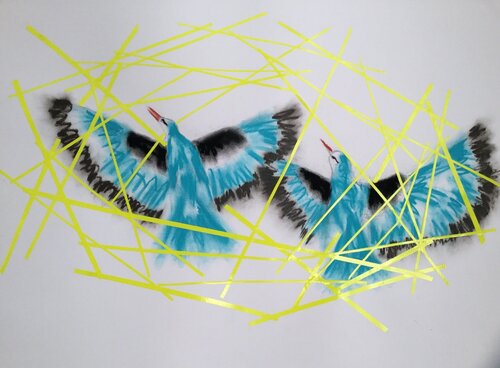 Beauty-Love Strain by Heather Farrell, Painting for Sale on Singulart