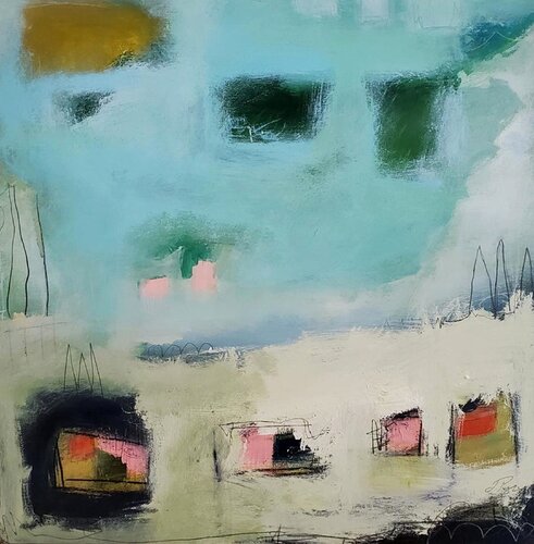 The Fox Den by Jennifer Bricker Pugh, 회화 for Sale on Singulart