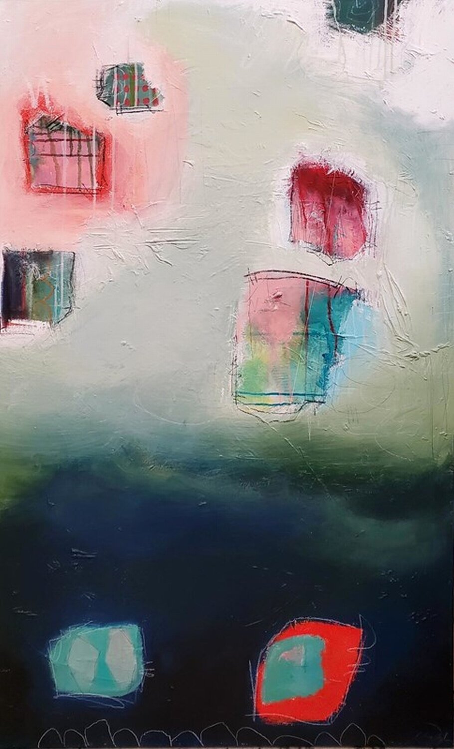 Shipwreck Jennifer Bricker Pugh Origineel schilderij te koop
