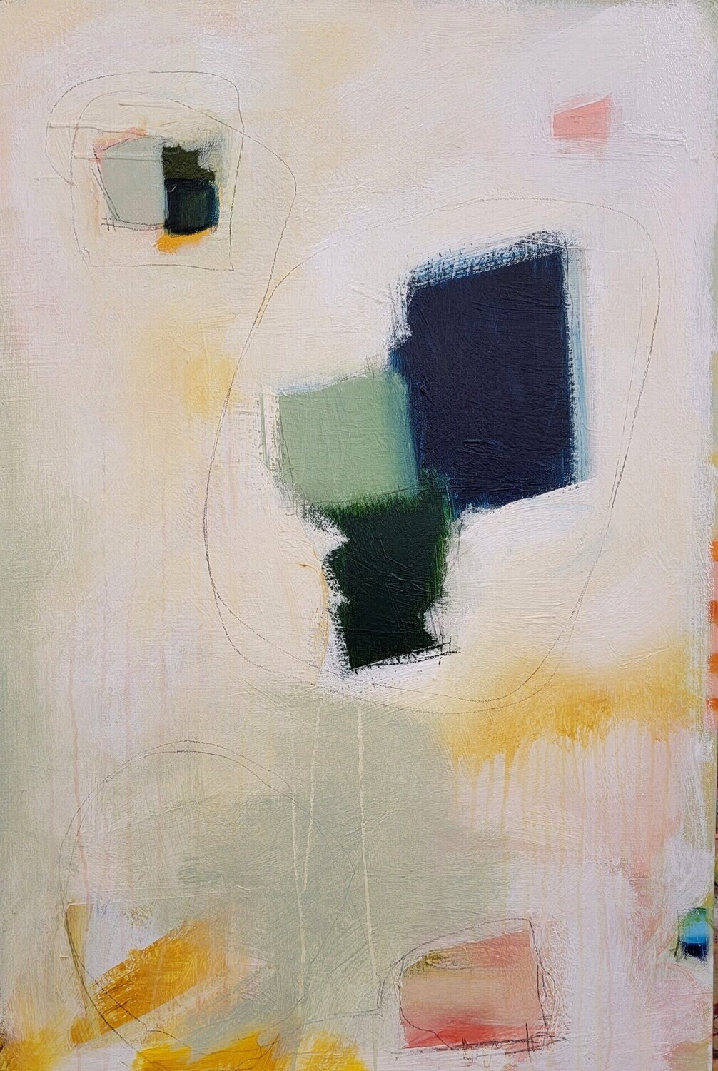 The Gathering Shine Jennifer Bricker Pugh Dipinto originale in vendita