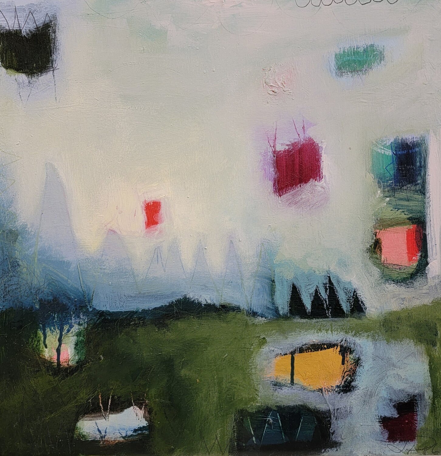 A Place for Wildthings Jennifer Bricker Pugh Originalgemälde zu verkaufen