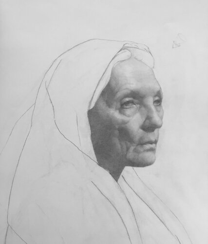 Anna Nina de Anne Herrero, Obra en papel a la venta en Singulart