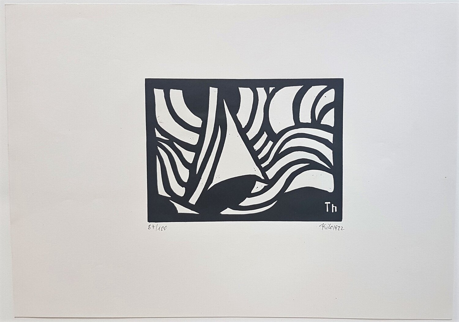 Abstract Geometric Composition (abstract art, constructivism, concrete art) Thilo Maatsch Druck zu verkaufen