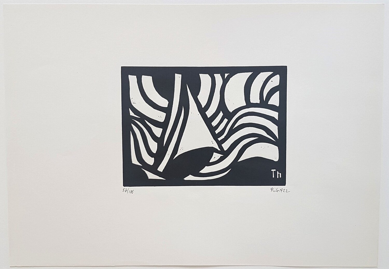 Abstract Geometric Composition (abstract art, constructivism, concrete art) Thilo Maatsch Stampa in vendita