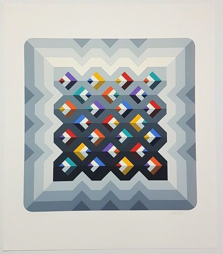 Quantum II (Abstract Geometric Composition) von Marko Spalatin, Druck kaufen auf Singulart