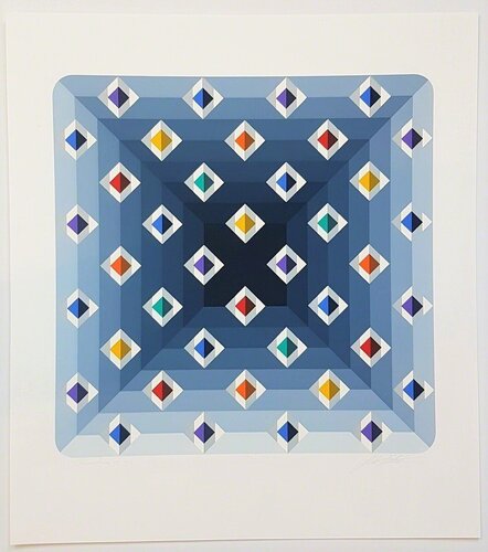 Quantum VII (Abstract Geometric Composition) von Marko Spalatin, Druck kaufen auf Singulart