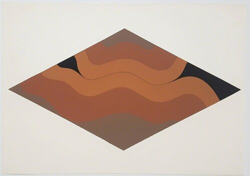 Gestural Abstraction (light brown tones) von Hannes Grosse, Druck kaufen auf Singulart