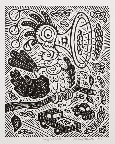 Smog Swallow de Richard Mock, Impresión a la venta en Singulart