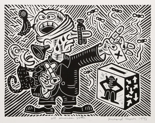 All American Voter de Richard Mock, Impresión a la venta en Singulart