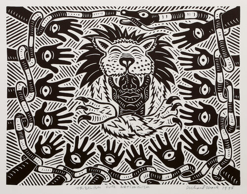 Tribalism Over Nationalism de Richard Mock, Impresión a la venta en Singulart