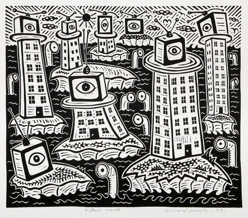 Future World de Richard Mock, Impresión a la venta en Singulart