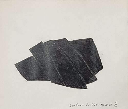 Composition VI (Minimal, Abstract, Uecker, Geometric) by Barbara Keidel, 종이 for Sale on Singulart