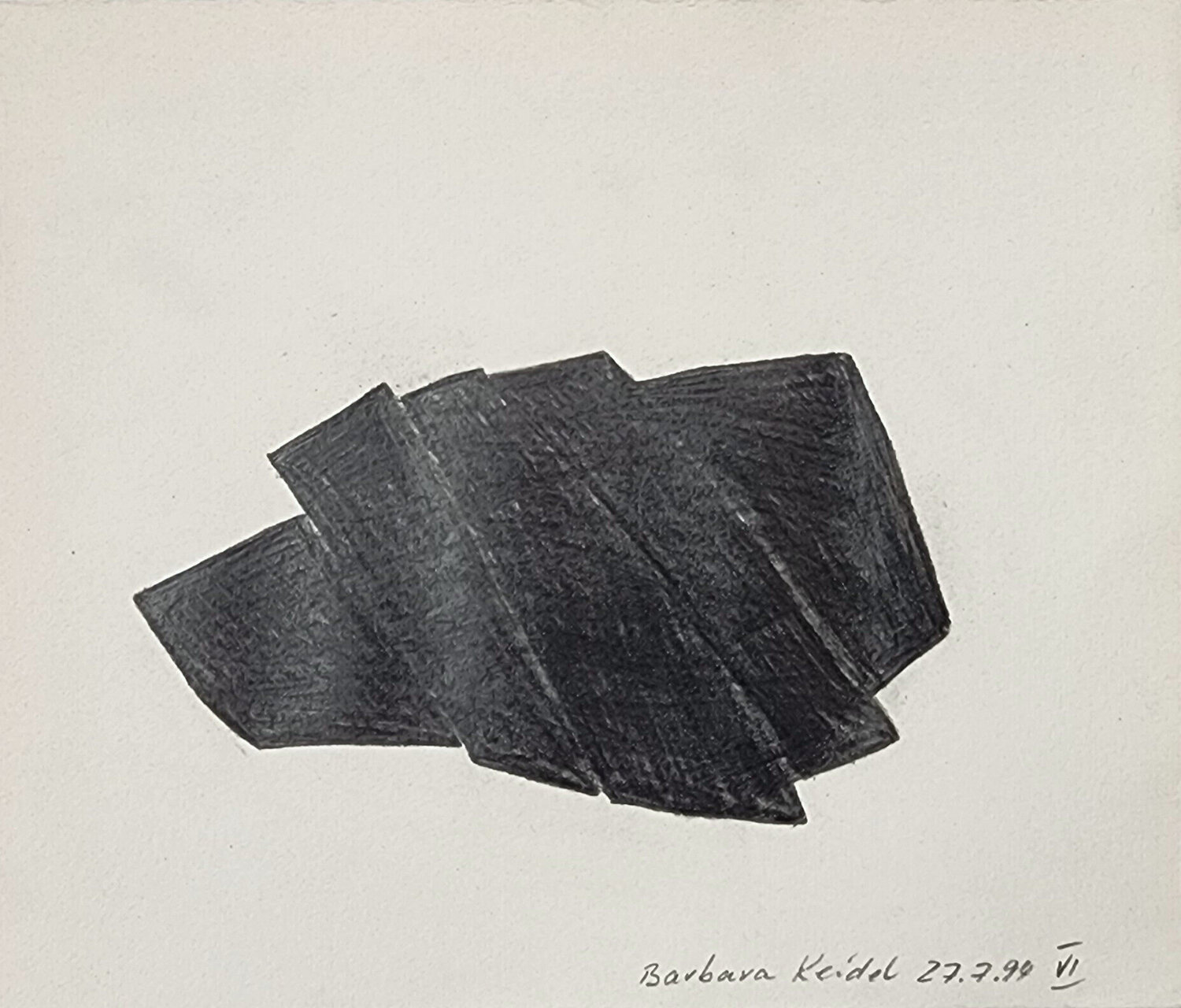 Composition VI (Minimal, Abstract, Uecker, Geometric) Barbara Keidel