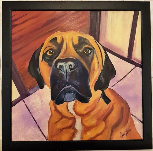Dilly-dally van Laura Davis, Schilderij te koop op Singulart