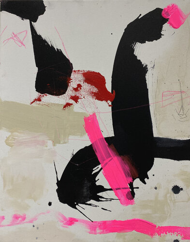 monsters in my head . by Nikki Coffelt, Painting for Sale on Singulart