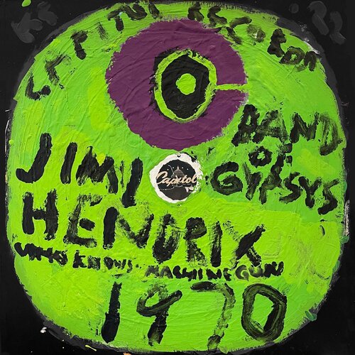 Jimi Hendrix - Band Of Gypsys van Kerry Smith, Schilderij te koop op Singulart