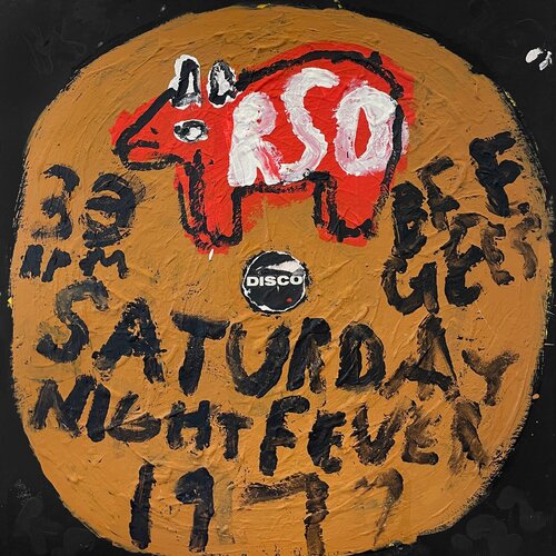 Bee Gees - Saturday Night Fever van Kerry Smith, Schilderij te koop op Singulart