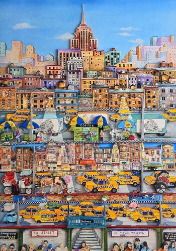 New York City Layers di Linnea Pergola, Stampa in vendita su Singulart