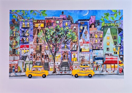 St Marks Place by Linnea Pergola, Print for Sale on Singulart