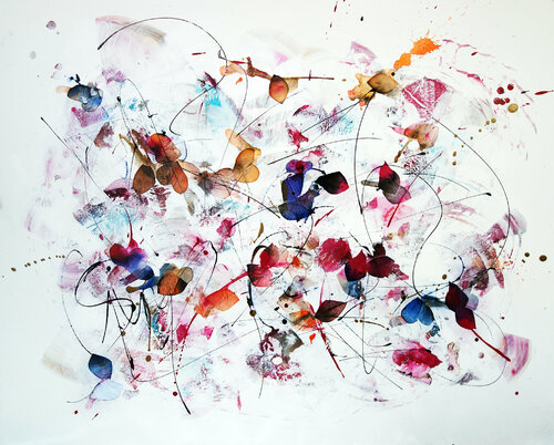 spring feeling van Simone Monney, Schilderij te koop op Singulart