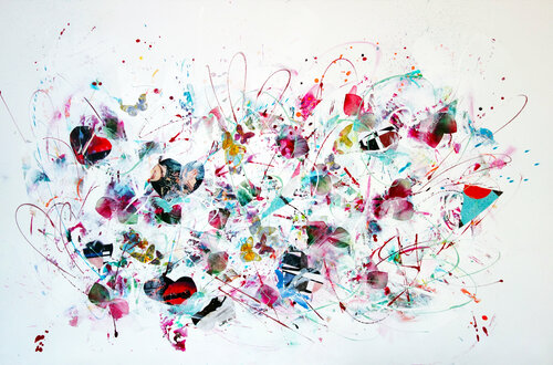 in my heart di Simone Monney, Pittura in vendita su Singulart