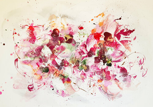 follow your heart van Simone Monney, Schilderij te koop op Singulart