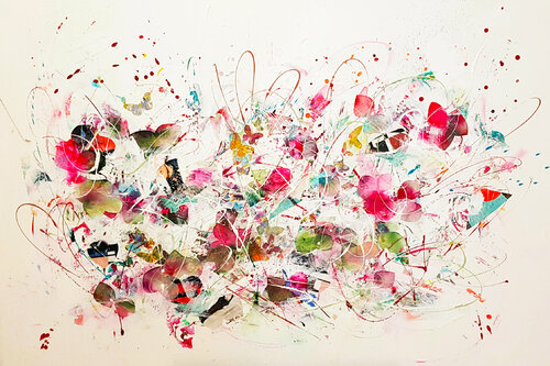 first kiss di Simone Monney, Pittura in vendita su Singulart