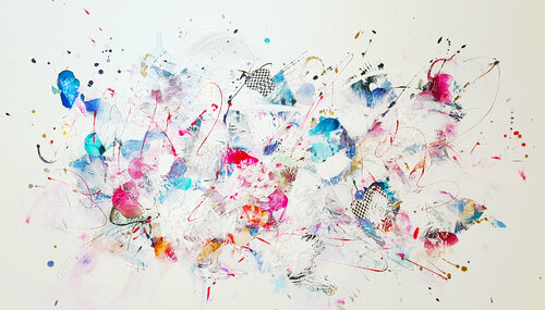 summer breeze di Simone Monney, Pittura in vendita su Singulart