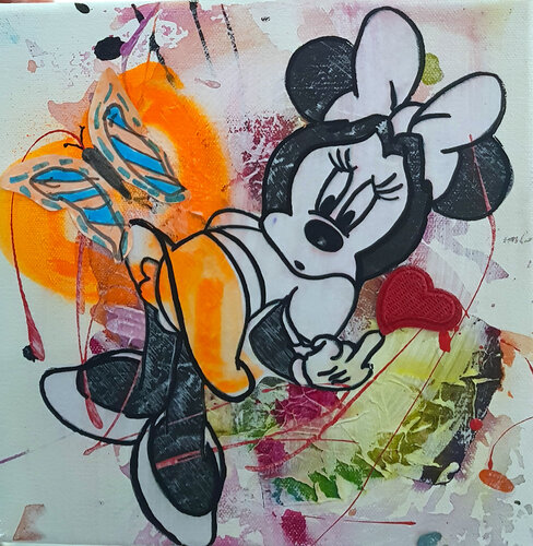 mini 4 van Simone Monney, Schilderij te koop op Singulart