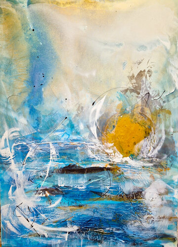 after the storm van Simone Monney, Schilderij te koop op Singulart