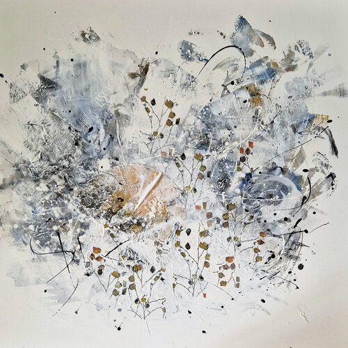 wintermood 2 van Simone Monney, Schilderij te koop op Singulart