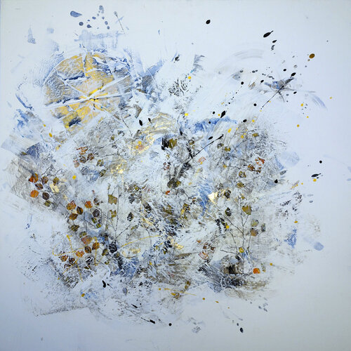 wintermood 1 van Simone Monney, Schilderij te koop op Singulart