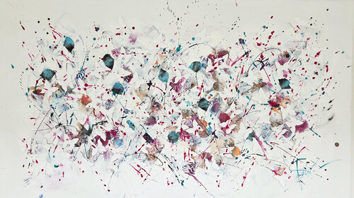 lost in paradise van Simone Monney, Schilderij te koop op Singulart